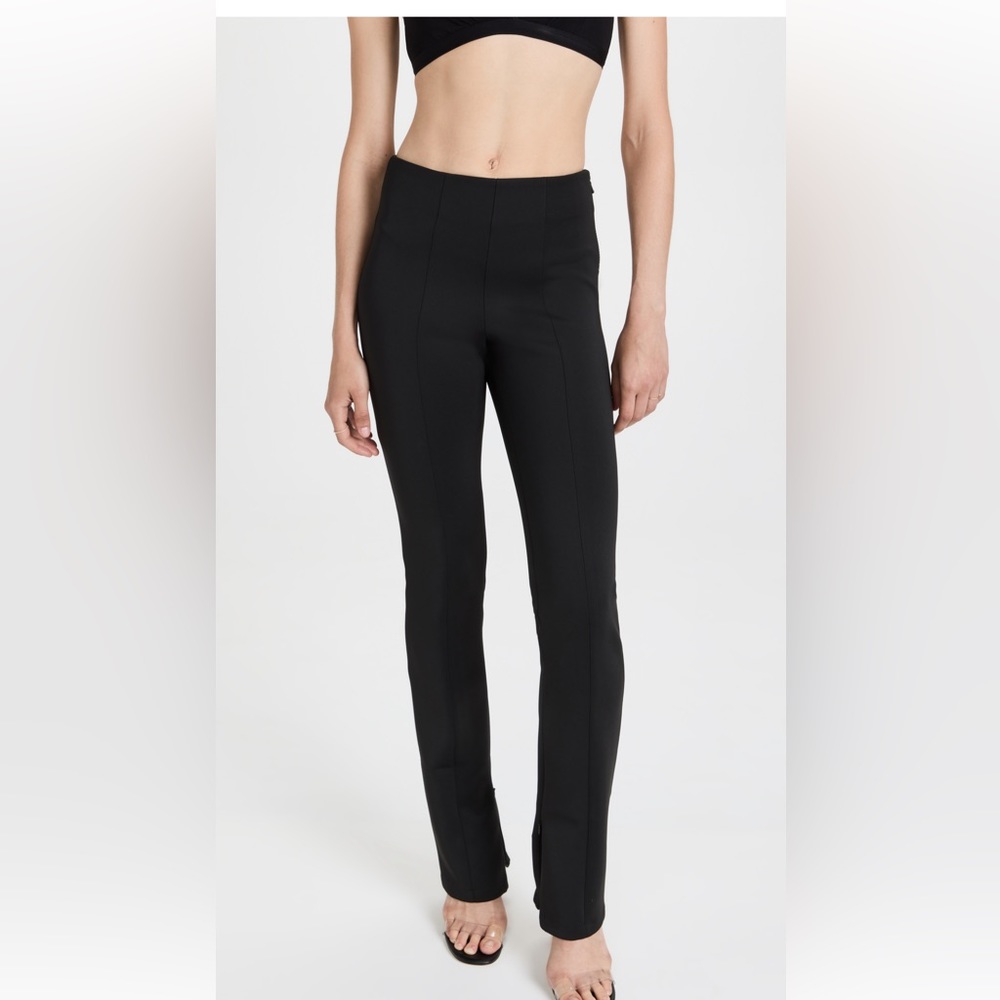 Good American good waist flare scuba pants